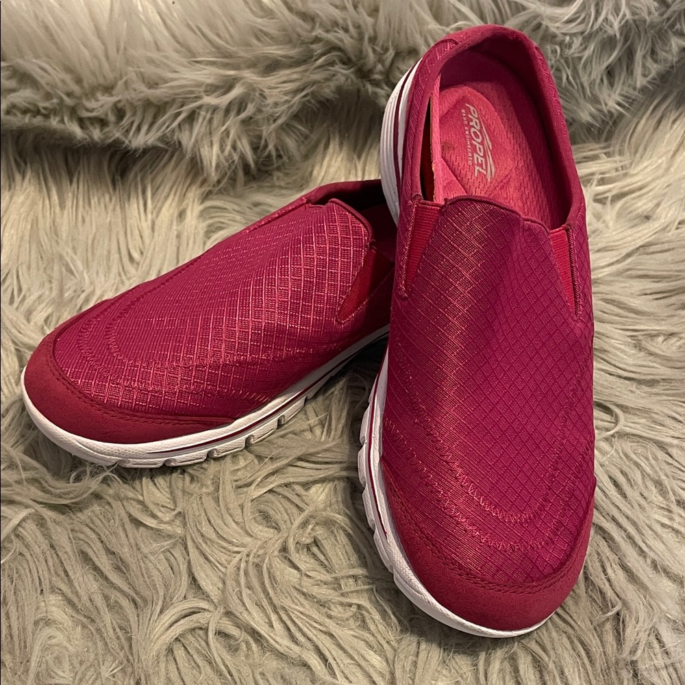 Bass-Propel Mules Women's Fuchsia Slip-On Clog Sneakers Size 8M